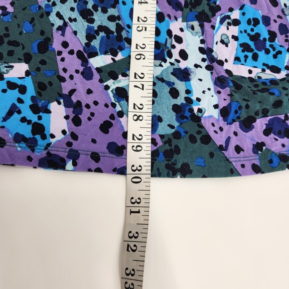 LOGO Lori Goldstein Abstract Print Long Sleeve Tunic Top Women's XL - Picture 7 of 7